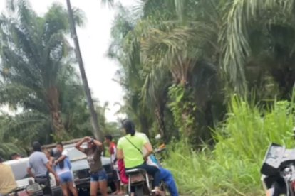 El ataque a los tres miembros de la familia se produjo en la vía a una hacienda del cantón Mocache.