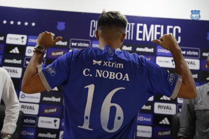 Cristhian Noboa jugará con la camiseta 16 en Emelec.