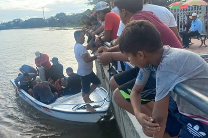 Los trabajos para encontrar a la joven ahogada se hicieron durante poco más de 12 horas. No hubo resultados hasta ayer.