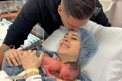 Gabriela Guzmán ya tiene en sus brazos a su primer hijo