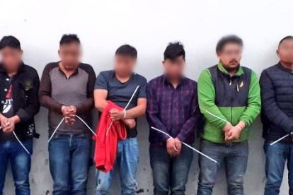 Los detenidos fueron puestos a órdenes de las autoridades competentes.