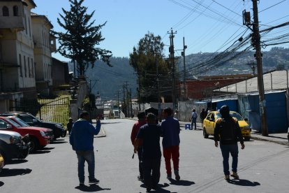 Los alrededores del expenal García Moreno son  uno  de los puntos críticos de inseguridad.