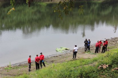 Criminalística se acercó hasta la escena