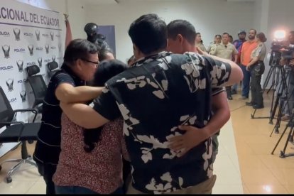 Las víctimas se reencontraron con sus familiares.