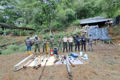 La intervención conjunta contó con la participación de diversos cuerpos de seguridad