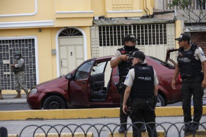 La persecución terminó en la avenida Domingo Comín.