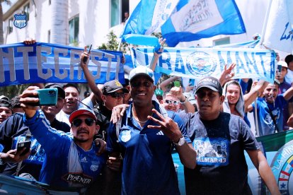 Jaime Ayovi estará en el ataque de Emelec para el 2024.