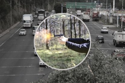 La víctima se movilizaba en un carro con las placas cubiertas