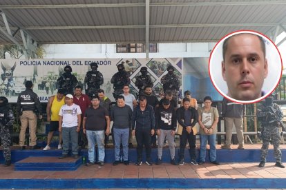 La Fiscalía procesó a 15 sospechosos por delincuencia organizada, debido a su presunta relación con Dritan Gjika (círculo).