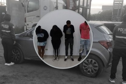 Los sospechosos fueron detenidos tras una persecución.