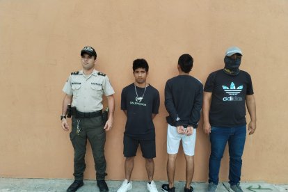 Los sospechosos fueron puestos a órdenes de las autoridades judiciales.