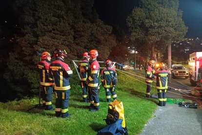 La emergencia fue reportada a las 20:55 del viernes 9 de febrero.