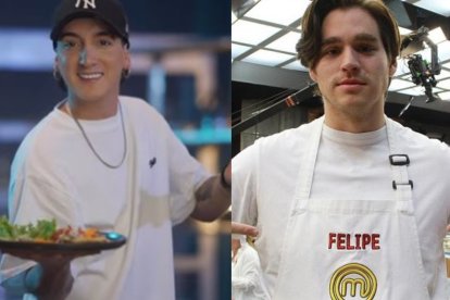 Anthonny Swagg y Felipe Carrera concursan en el reality MasterChef Celebrity Ecuador.