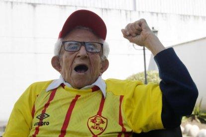 Leopoldo Iturralde era el hincha más longevo de Aucas