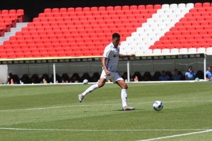 Andrés Zanini tuvo su estreno ccon Liga de Quito en el juego preparatorio ante Técnico Universitario.