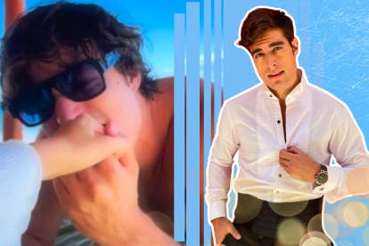 Danilo Carrera en su viaje con una joven misteriosa.