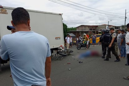 El percance vial ocurrió poco antes del mediodía del miércoles 14 de febrero de 2024.