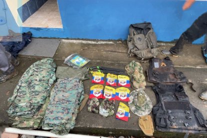 Las evidencias fueron entregadas a las autoridades