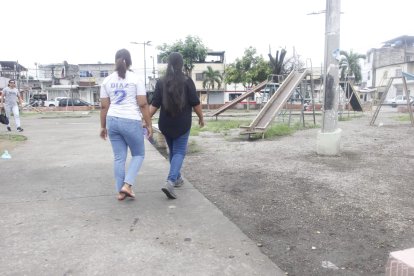 En el sector este sábado comentaban lo sucedido. Hay temor entre los moradores.