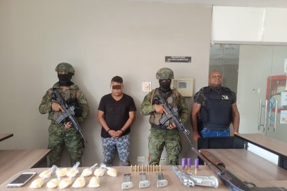 El presunto cabecilla de la organización terrorista AK-47 fue detenido por las Fuerzas Armadas en Los Ríos.