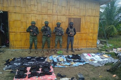 Estas fueron las evidencias encontradas a los terroristas.