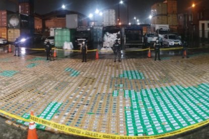 La droga fue decomisada en el Puerto de Guayaquil