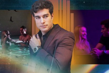 Danilo Carrea y las fotos con su novia Isabella Fernández.