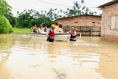 Chone ha sido declarado en emergencia por el temporal invernal.