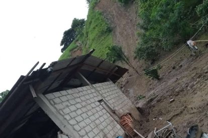 Destrucción. El invierno empieza a cobrar a víctimas