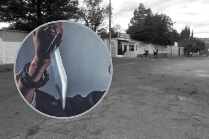 El estudiante agresor tenía el cuchillo dentro de su mochila.