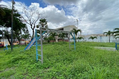 Parque deteriorada en la Alborada 12ava etapa.