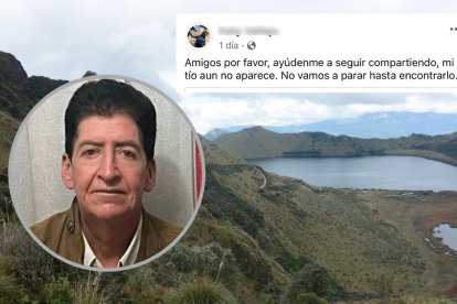 El ingeniero salió junto a un colega para analizar sobre un proyecto turístico.