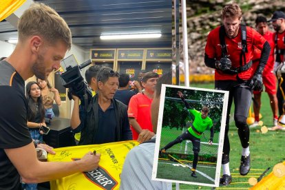 Javier Burrai vive su quinta temporada en Barcelona.