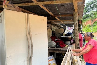 A Margarita Mendoza el río Huizo la dejó en la calle.