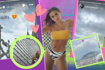 Isabella Fernández estuvo de visita por Quito, Ecuador.