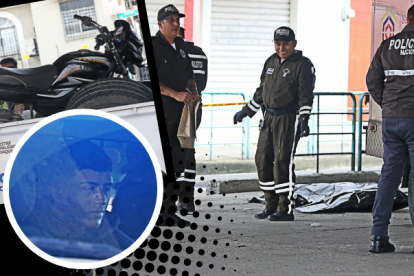Policías llegaron al lugar donde se desplomó el presunto antisocial.
