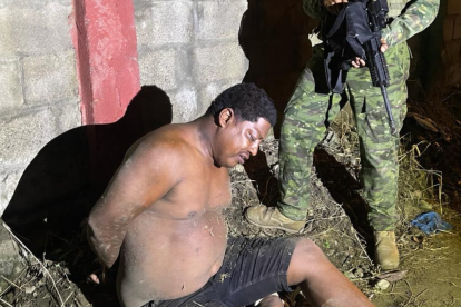 Durante el operativo fue detenido un presunto terrorista.