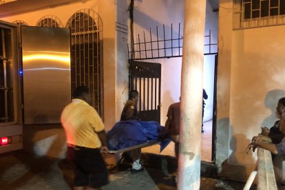 El cuerpo fue llevado hasta la morgue