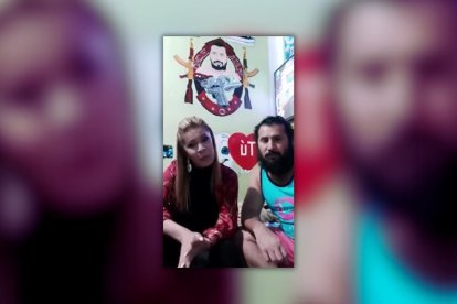 En la grabación se puede observar elementos que hacen alusión al líder de Los Choneros y a su organización criminal.