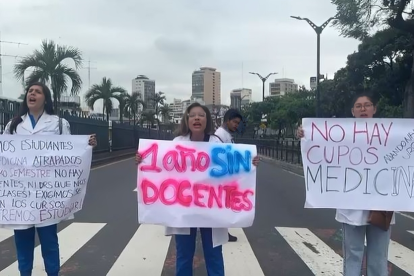Imágenes de la manifestación que se dio el 15 de febrero.
