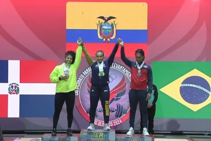 Ecuador destacó en el Panamericano de Pesas