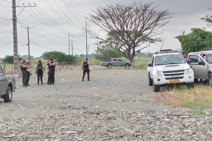 El hallazgo fue en la vía La Aurora - la T de Daule.