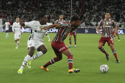 Liga de Quito se impuso por 1-0 a Fluminense en el juego de ida disputado en la capital.