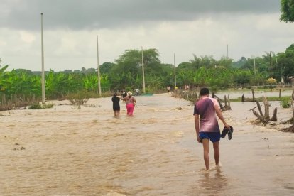 Chone es uno de los cantones más afectados por este invierno.