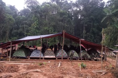 Estos fueron los implementos que encontraron los militares en Joya de los Sachas.