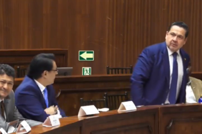 Pablo Muentes increpó a Villavicencio.