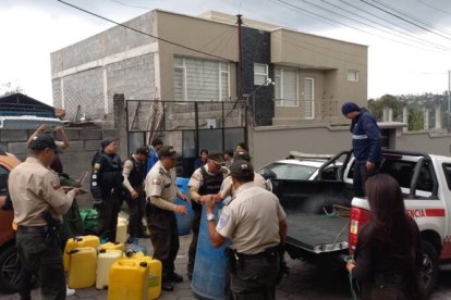 El operativo se realizó en coordinación con Policía Nacional y Municipio de Quito.