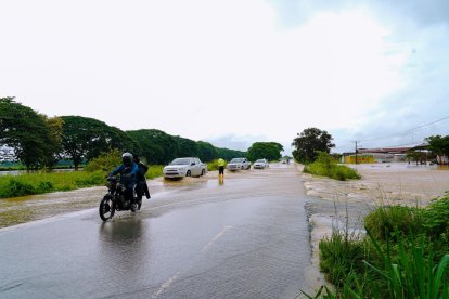 Así luce la vía por el agua.