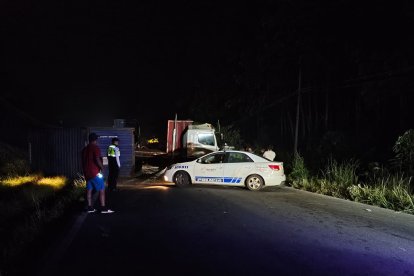 El cuerpo de Calle fue llevado al centro forense de Quevedo.