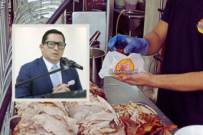 Durante la campaña del juez Hugo Manuel González Alarcón, el exasambleísta Pablo Muentes envió productos de El Sanduchón, según los chats con Mayra Salazar.